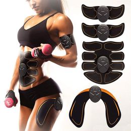 EMS ABS Stimulator Muscle massage Electro abdos Abdominal muscle trainer Apparatus Toning Belt Workout Fitness Body for Arm Leg2938