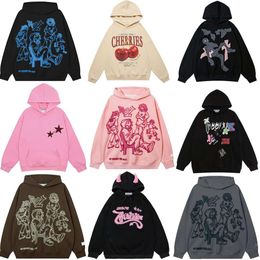 Y2k Hoodies Men Hoodie Designer Sweater Hooded 3d Graffiti Letter Sweatshirts Hip Hop Harajuku Graphic Hoody Women Pullover Long Sleeve Clothes play harajuku