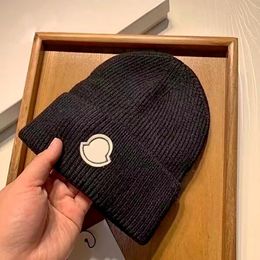 Designer Beanie Warm Knitted Hat Classic Skull Caps Fashion Winter Hairball Hats Breathable Available In 8 Colors Multi Color Option Christmas gift