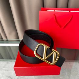 Luxury Designer V Belt for Woman Leather Belts Fashion Women High-quality Dress Valentinoli 3422332