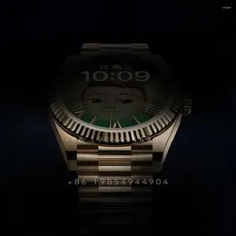 Wristwatches 2813 Movement Full Set 904L Men Mechanical Watch Green/Black Ceramic Steel 1:1 Japan