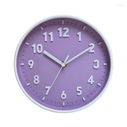 Wall Clocks Modern Simple Clock 8 Inch Candy Color Silent Time Ornament For Home Bedroom Dormitory Living Room Decoration Gift243h