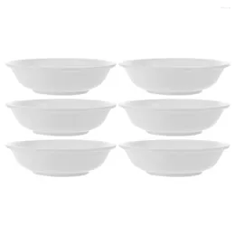 Plates 6 Pcs Side Dish Bowl Soy Sauce Plate Serving Dishes Bowls Appetisers Plastic Round Dip