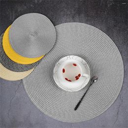 Table Mats European And American Wind Waterproof Oil Resistant About 38cm Round Placemat