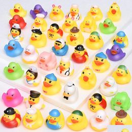 Bath Toys Bath Toys 5 20 Pack Rubber Duck Bk Assorted Kids Birthday Gifts Baby Shower Party For Cake Decorating 230325 Drop Delivery B Dhpug