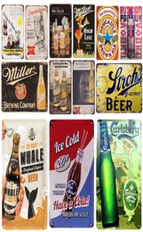 2021 Miller Beer Plaque Metal Vintage Tin Sign Pin Up Shabby Chic Decor Metal Signs Vintage Beer Bar Decoration Metal Poster Pub P5803217