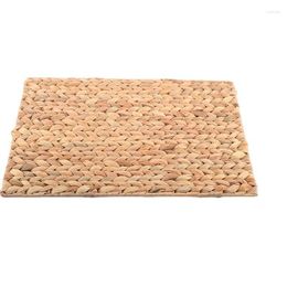 Table Mats Handmade Gourd Grass Placemat Straw Weaving Bowl Pot Plate Heat Insulation Western Mat