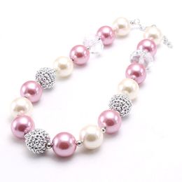 Girls Baby Beads Necklace Adorable Design Kid Child Chunky Bubblegum Necklace Fashion Party Chunky Jewellery