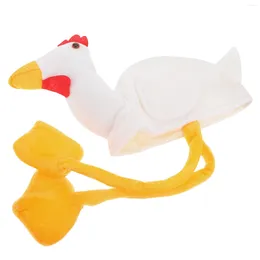 Berets Chick Hat Party Plush Headgear Caps Cartoon Chicken Hats Animal Costume Fabric Po Prop Fun