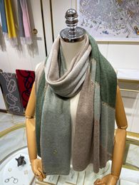 Top Quality free shipping Cutting-Edge Cashmere Knitted Scarf, Multi-Colored Thread Splicing, Cashmere and Gold Thread Knitted Shawl, 70x180cm, 100% Cashmere