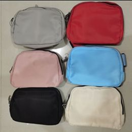 Lu Outdoor Bags Women Men Waist designer Bag Gym Elastic Adjustable Strap Zipper Fanny pack new