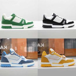 Vintage Designer Basketball Sneakers for Men - Calfskin Leather Trainer with Platform, Rubber Outsole, and Box - Available in Size 38-46 NO401 from AIS