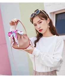 Evening Bags Korean Version Of The Trend Scarf Handbags Casual Tote Shoulder Crossbody Bag Mobile Phone Lychee Packet MG8 18X6X15cm