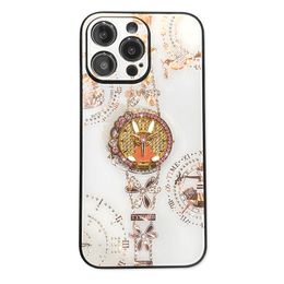 Cell Phone Cases Tybomb Fashion Bling Diamond Holder Cases For Iphone 15 14 Plus 13 Pro Max 12 11 Luxury Unique Hard PC Plastic Soft TPU Rhinestone 360 Finger Ring Kickst