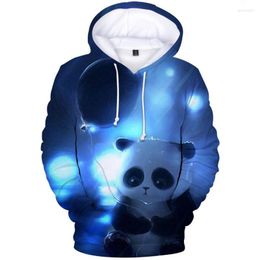 Men's Hoodies Hooded Sweatshirts For Men Autumn And Winter Oversize Sweatshirt Pullover Panda Print Streetwear Casual Unisex Clothing