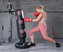 Sand Bag 150cm 160cm Boxing Punching Inflatable Stand Tumbler Muay Thai Training Exercise Fitness Equipment Sandbag3878697