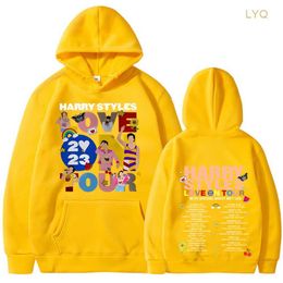 Men's Hoodies Sweatshirts 2023 Love on Tour Concert Hoodie Harajuku Hip Hop Oversized Unisex Y2k Clothes Long Sleeve Hooded Streetwear 8SQB