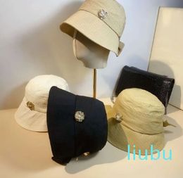 small fragrant flower ponytail tie bow new item fisherman cover basin spring and summer thin sun hat