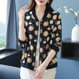 Women's Sunscreen Shirt Baseball Jersey 2023 Thin Style Outwear Summer Printed Cardigan Jacket Sunscreen Coat