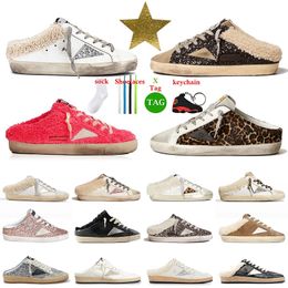 super star sabot designer goldenstar clog casual shoes scuffs slipper slides women men brand fashion brand woman slippers sliders beach genuine leather sneaker