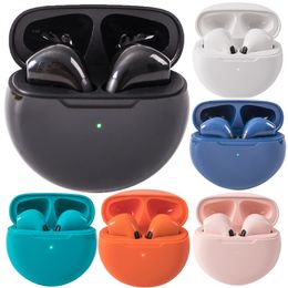 Pro6 Wireless Bluetooth Headphones TWS Earphones Mini Heaset with Charging Box Case Waterproof Two Earbuds