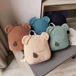 School Bags Kawaii Bear Backpacks Portable Children Travel Shopping Rucksacks Women's Cute Shaped Shoulder Backpack Bolso Mujer