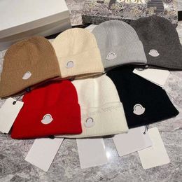 Knitted hat Luxury Designer fall and winter knit cap 2023 new Women Men's neutral all-purpose wool blend hats