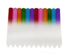 Glass Nail Files Durable Crystal File Nail Buffer NailCare Nail Art Tool for Manicure UV Polish Tool Colorful7229103