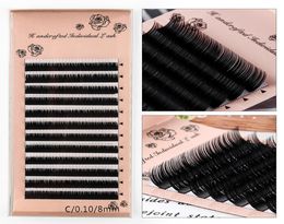 SHIDISHANGPIN Fake Eyelashes Individual False Lashes CCurl Black Volume Eyelashes Extension Supplies Beauty Salon Use7934366