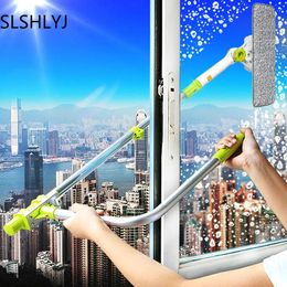 Cleaning Brushes Eworld Upgraded Telescopic Highrise Window Glass Cleaner Brush For Washing Dust Clean Windows Hobot 231123