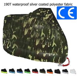 Motorcycle Cover 2022 Waterproof Motorcycle Cover Protection Bache Moto Scooter for Suzuki Gsx650F Zzr 400 Xmax 250 Accessories Benelli Trk 502XL20309