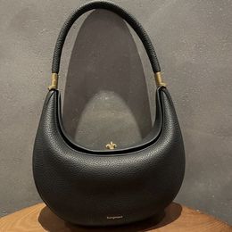 Songmont Luna Bag Luxury Underarm Hobo Shoulder Bag Half Moon Leather Purse clutch bags Handbag CrossBody bag various back methods 23