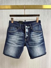 Men's Jeans 2023 Men Classic Simple Scratch Shorts Fashion Short Stretch D20-1#