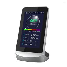 Dienmern 72A Multifunction Air Quality Monitor PM2.5 Detector Gas Analyzer Dust Sensor LCD Display Tester Indoor Pollution Meter