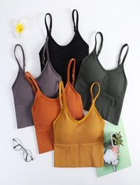 Sport yoga Bra Women Vest Fitness Padded sexy Running Gym Bra wire Breathable sleep Shockproof Sports3579696