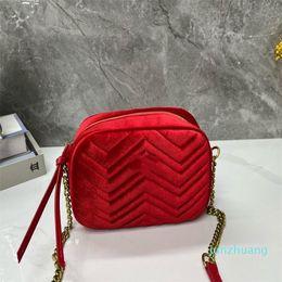 2024 Designer Bag Velvet Women Chain Crossbody Bags Designer Shoulder Bag Fashion Handbag Spicy Girl Style Fashion Wallet