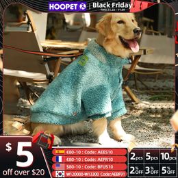Dog Apparel HOOPET 3XL7XL Winter Thick Big Clothes Lambs Wool Jacket for Medium Large Dogs Windproof Coat Pet Accessories 231122