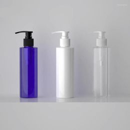 Storage Bottles 200ml Press Pump Round Shampoo Lotion Bottle Cosmetic Skin Care Packaging