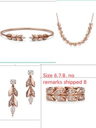 leaf silver gold chain with pendant initial necklaces for women men trendy diamond set designer jewerly necklace fashion Wedding Party Jewelry bride gifts girls