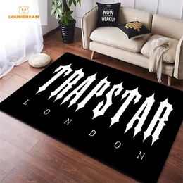 Carpets Trapstar London Bath Mat Door Mat Rug Carpet Kitchen Rug Cute Room Decor Gamer Rug Welcome Children Room Mat Doormat Mat 231122