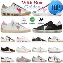 Goldenss Gooses New Release Italy Brand Superstar Shoe Women Men Sneakers Super Star Thick Bottom Shoes Luxury Classic White Distressed