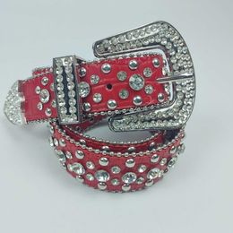 Designer New Rhinestone Stage Show Shinpunk Diamond Style Women's Slim Accessories Wide Belt