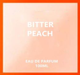 Promotion BitterPeach Perfume 100ml 34oz Men Women Neutral Perfumes Fragrance Wood Tobacco Long Lasting Good Smell Cologne Spray3904577