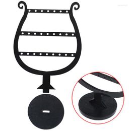 Necklace Earrings Set 1Pc 2in1 25 Hole Stud Jewelry Display Stand Showcase Bottle Shape Holder