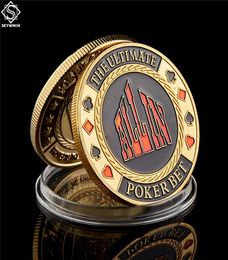 Challenge Craft The Ultimate Poker BetquotALL INquot Poker Chip Guard Las Vegas Token Collection With Round Case Metal4916861