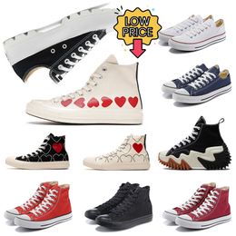 designer shoes 1970s classic casual shoes mans womans star chuck 70 1970 all sneaker platform stras shoe Jointly Name mens canvas sneaker