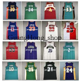 S GH Allen Iverson Bryant Kevin Durant Basketball Jersey Lebron James Charles Barkley Msy Bogues Tim Duncan Reggie Miller Jason Williams Mitch