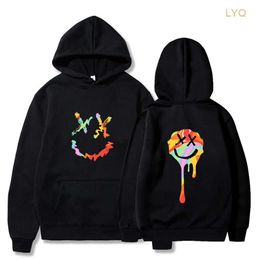 Men's Hoodies Sweatshirts 2021 New Printed smile Sweatshirt Streetwear Men And Women Spring Autumn Casual Pocket Hoodie S-XXXL R72F