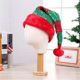 Berets Fashion Sequin Santa Claus Paillette Christmas Hats Headdress Decorations Party Favors For Holiday