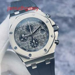 Ap Swiss Luxury Watch Royal Oak Offshore Series 26470st Dark Grey and Black Dial Design Date Timing Function Automatic Mechanical Women's Watch 17 Complete Set